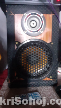 2 transition Amplifier+6 inche speaker